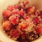 Candied cranberries