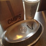 Chipotle vegetarian bowl to go with chips and a drink