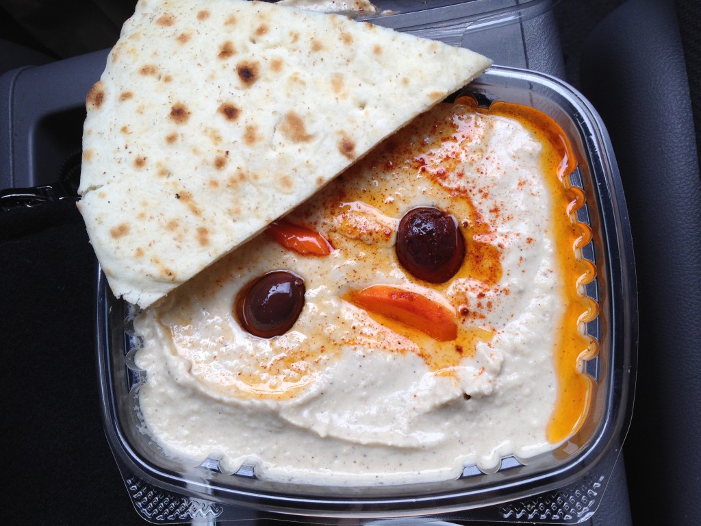 7 Hills hummus and pita