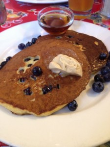 Rebar's Blueberry Pancakes