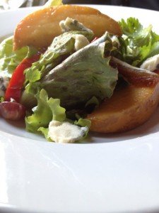 Roasted Peach and Date Salad