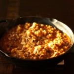 Lentil and roasted cauliflower skillet