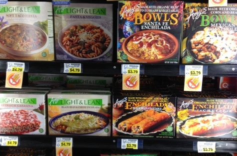 Amy's frozen foods