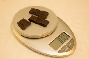 One ounce of dark chocolate