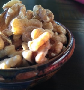 Walnuts in a bowl