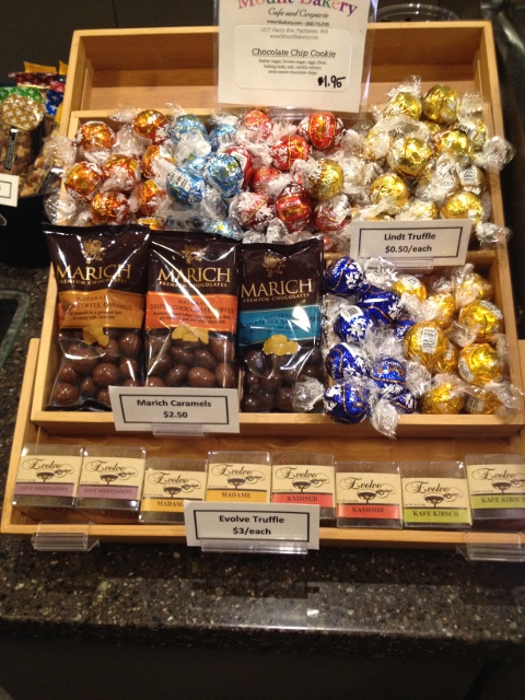 An assortment of chocolates at the Pickford Theater