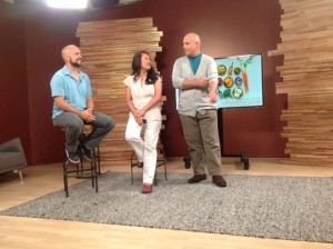 Todd Porter, Diane Cu on the Creative Live Set