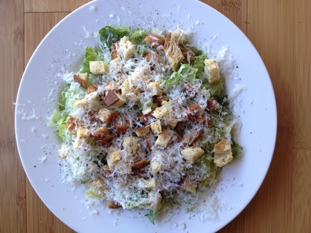 Chik Pattie Caesar Salad