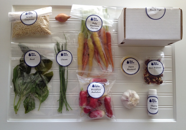 Blue Apron ingredients for Summer Vegetable Salad