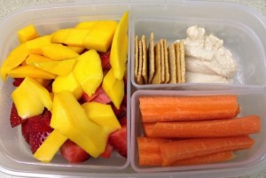 Hummus and Dippers Bento Lunch