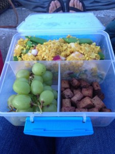 Curried Quinoa Salad Bento Lunch