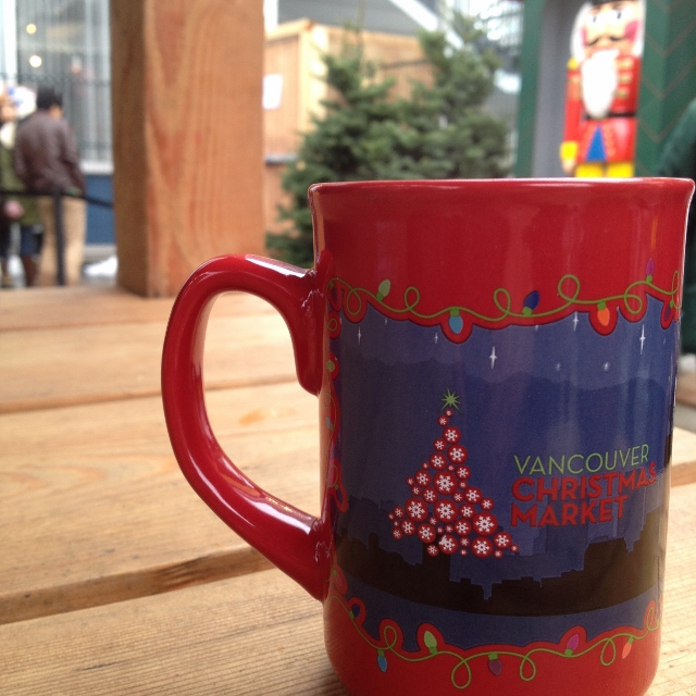 Vancouver Christmas Market collectible mug