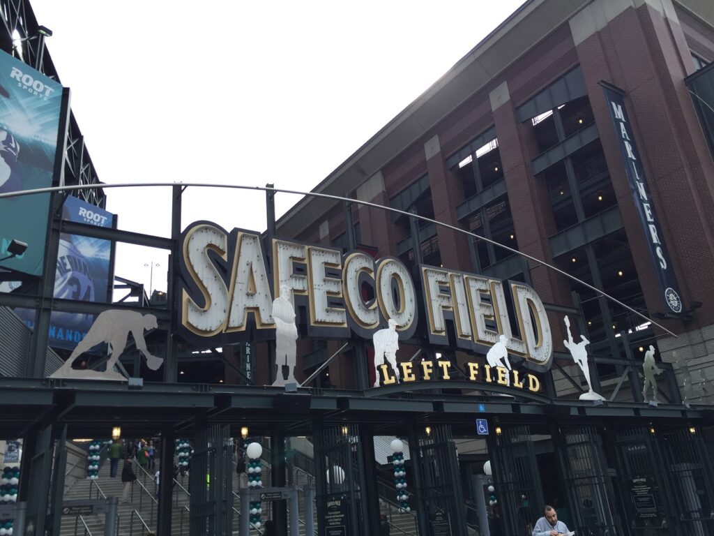 Picture of the sign at Safeco Field