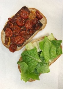TLT: Tempeh Lettuce and Tomato Sandwich