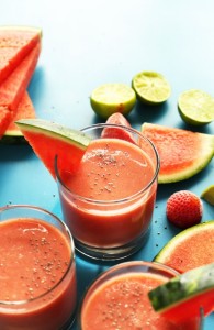 Strawberry Chia Watermelon Smoothie