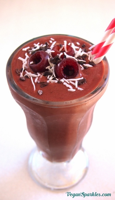 Healthy Cherry Ripe Smoothie