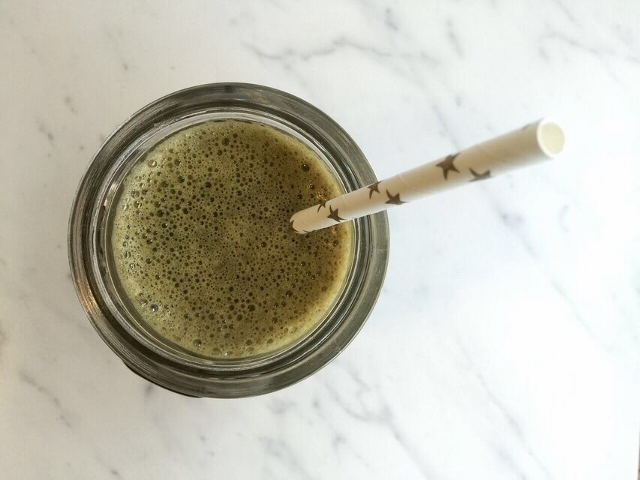 Almond Coffee Green Smoothie