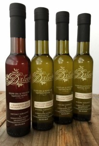 Drizzle white balsamic vinegars