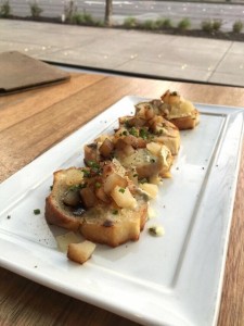 Purple Cafe and Wine Bar Pear Bruschetta