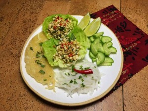 Purple Carrot Tofu Larb