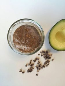 Cacao Kapow smoothie with avocado