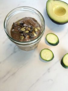 Copycat Cacao Kapow smoothie with avocado and zucchini