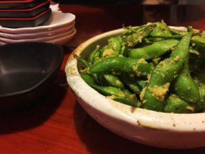 Hanaya garlic buttered edamame