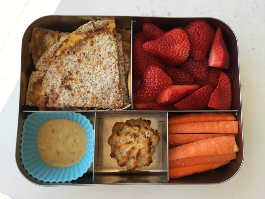 Quesadilla bento