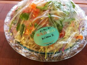 tangled thai salad for pickup