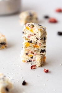 Stack of 3 fruity coconut treats