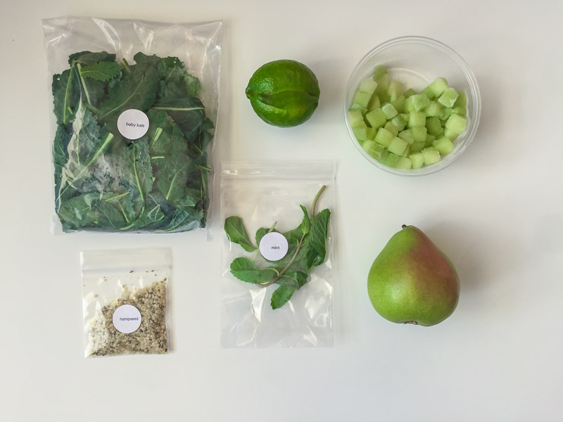 Green Blender Honey Lime Refresh ingredients