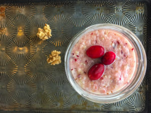 Green Blender Maple Cranberry Tart