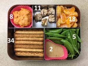 Peas and Pretzels Bento with Carbohydrate