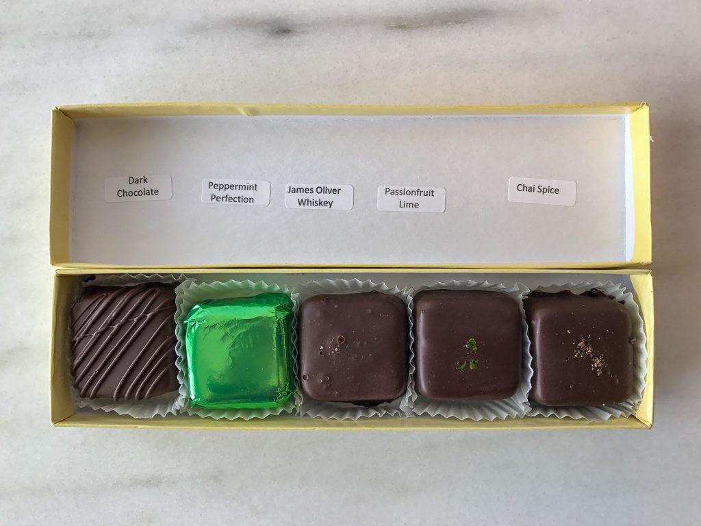 Missionary Chocolates 5-piece box custom