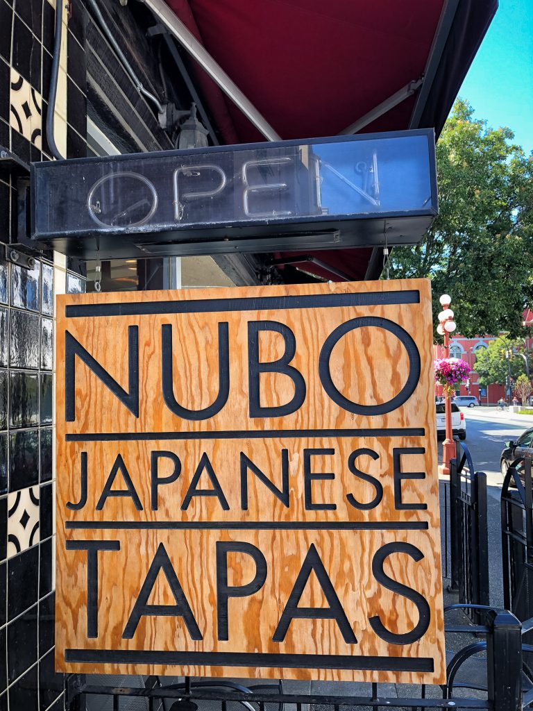 Sign for tapas restaurant