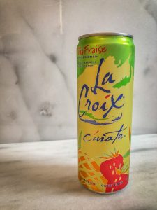 Can of pineapple strawberry la croix