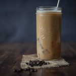 Glass of iced coffee