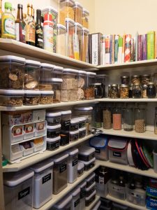 Pantry shelves