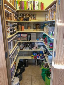 Organized pantry