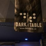Dark Table restaurant sign Vancouver