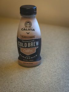 Bottle of iced coffee