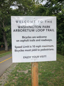 Sign at Washington Park Arboretum