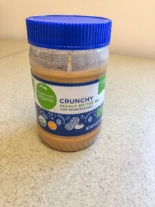 Jar of Simple Truth peanut butter
