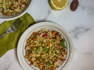 Bowl of veggies and grains