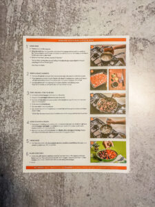 Recipe card