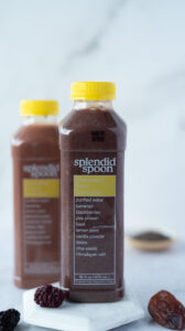 Two bottles of smoothie